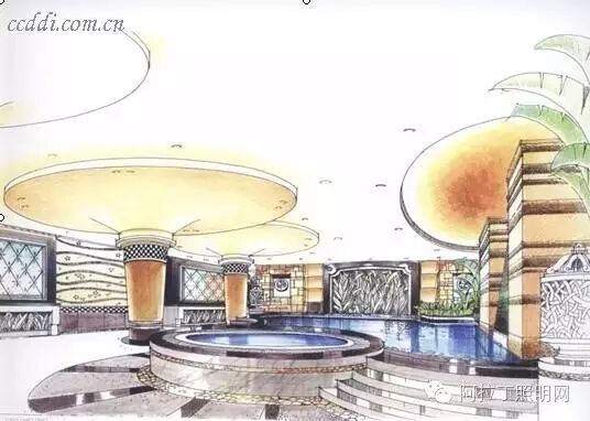 室内设计手绘透视作图方法和表现技巧