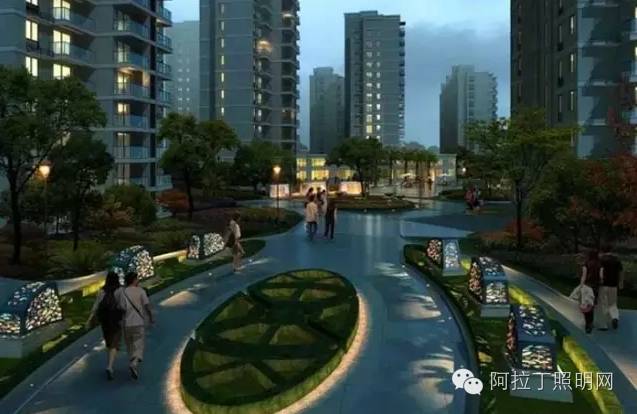 水景、小区、雕塑等景观灯位布置技巧