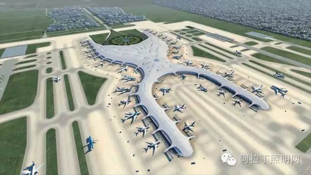 一座耗资百亿美元的未来机场长什么样？