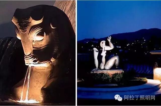 自由女神像应该如何投光？