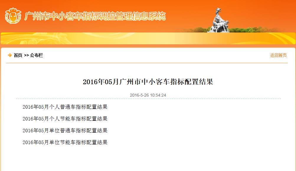 广州摇号申请网站官网登录 快讯||广州2016年5月中小客车指标摇号产生6251名中签者