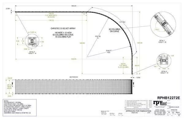 美国科视打造全球最大的弧形小间距LED显示屏项目