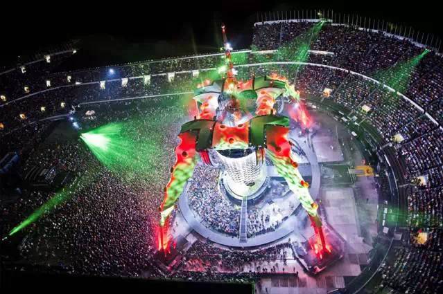 全球十大空前顶级演唱会舞台设计