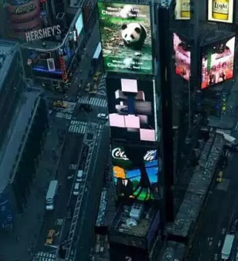 被南海宣传片刷屏的纽约时报广场还播放过哪些中国画面