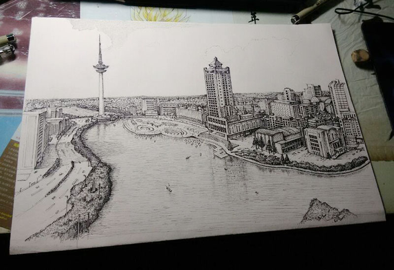 南通竟有这样屌炸天的素描牛人