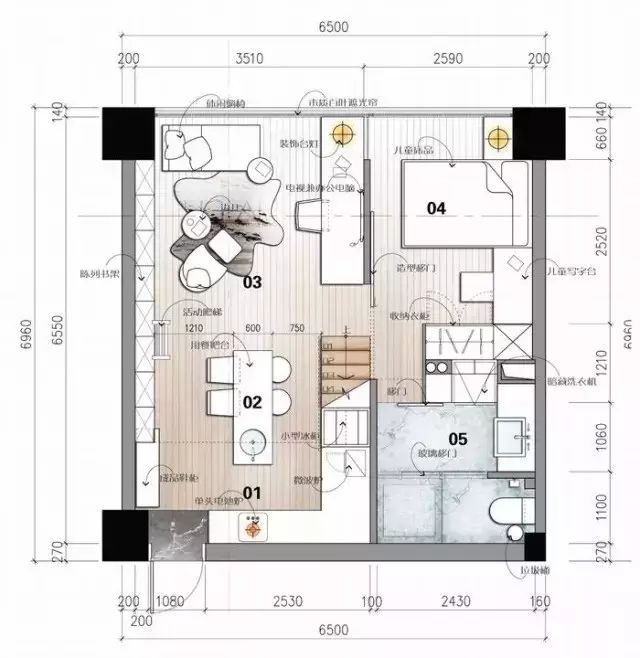 40平的loft户型,22套方案