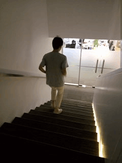 快速倒着爬楼梯!(揭秘:反序拍摄下楼梯)