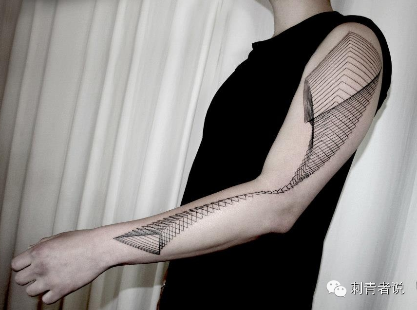 极简主义者们的纹身图案