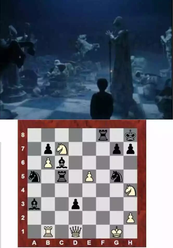 电影或动画中出现的国际象棋对局 趣味国象 第4张