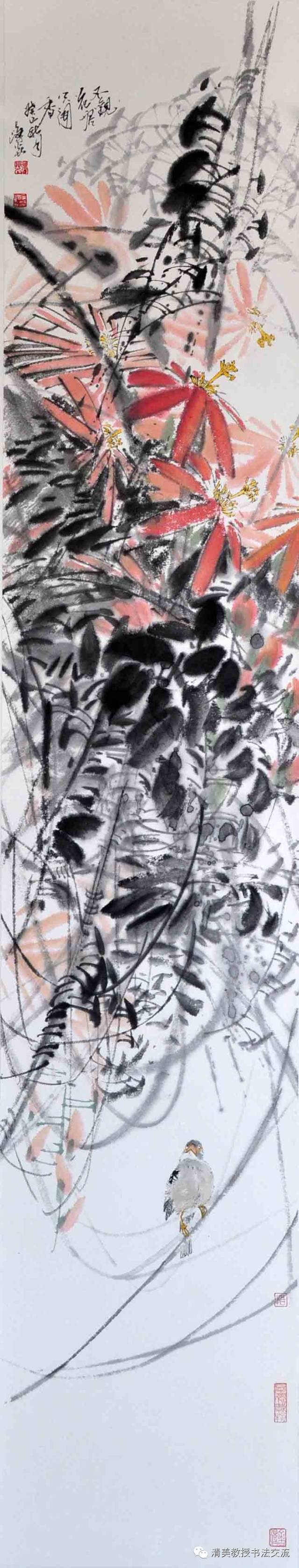 青年花鸟画家刘峥焱山东滕州展览作品欣赏(二)