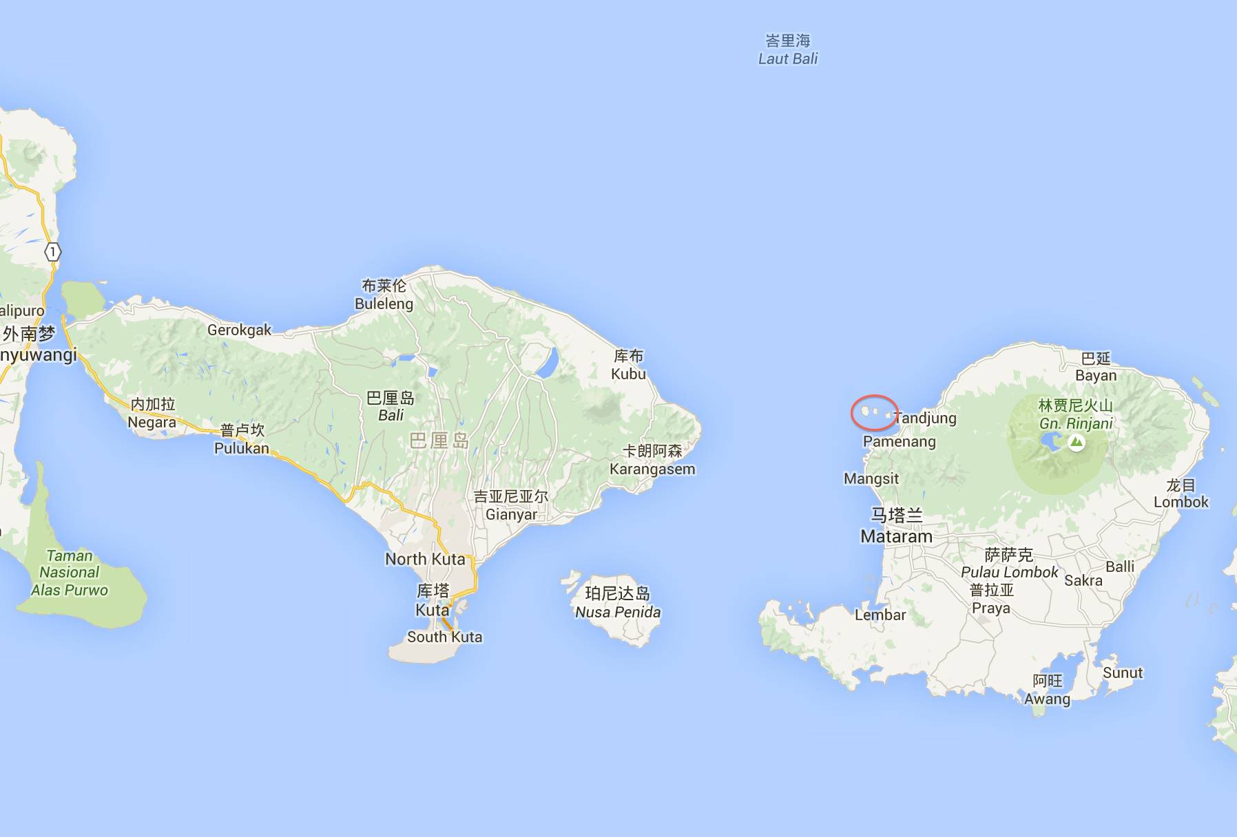 从地理位置上说,吉利是位于龙目岛西北部的外岛,但由于靠近巴厘岛东部