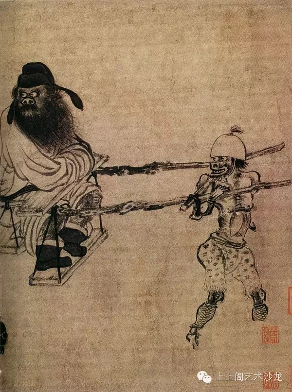 文史书画 中国传世人物名画全集 中国人物画用笔,唐代以前基本多是