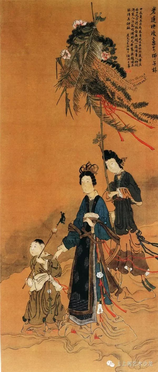 文史书画 中国传世人物名画全集 中国人物画用笔,唐代以前基本多是