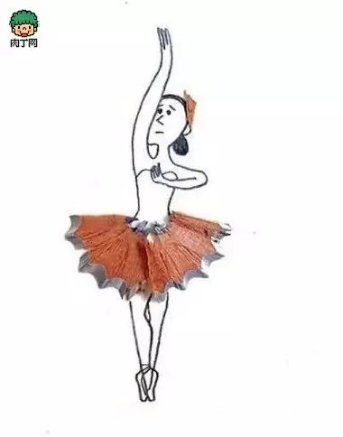 创意唯美铅笔屑粘贴画欣赏及拼贴画基本教程