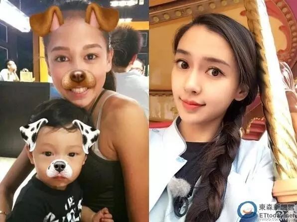 隋棠13岁的外甥女好美腻,撞脸Angelababy!