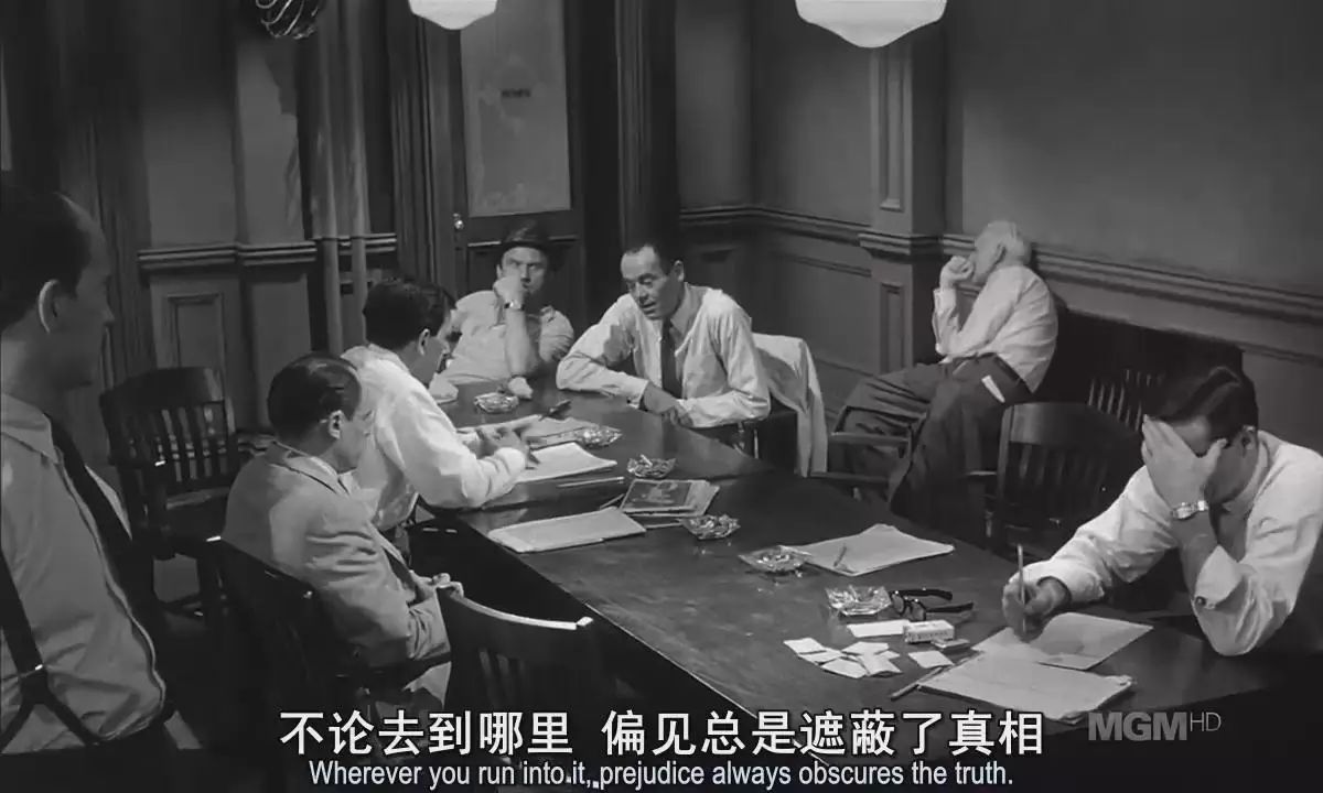 经典台词电影截图                ) //先来认脸: 1号 ——《十二怒汉