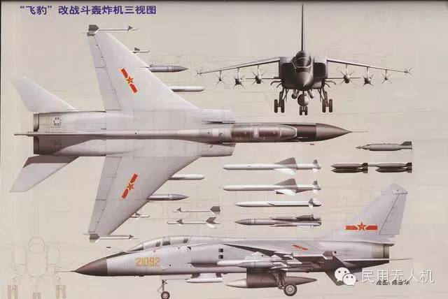 中国空军战机最全三视图!尤其是这架下马的歼9战机