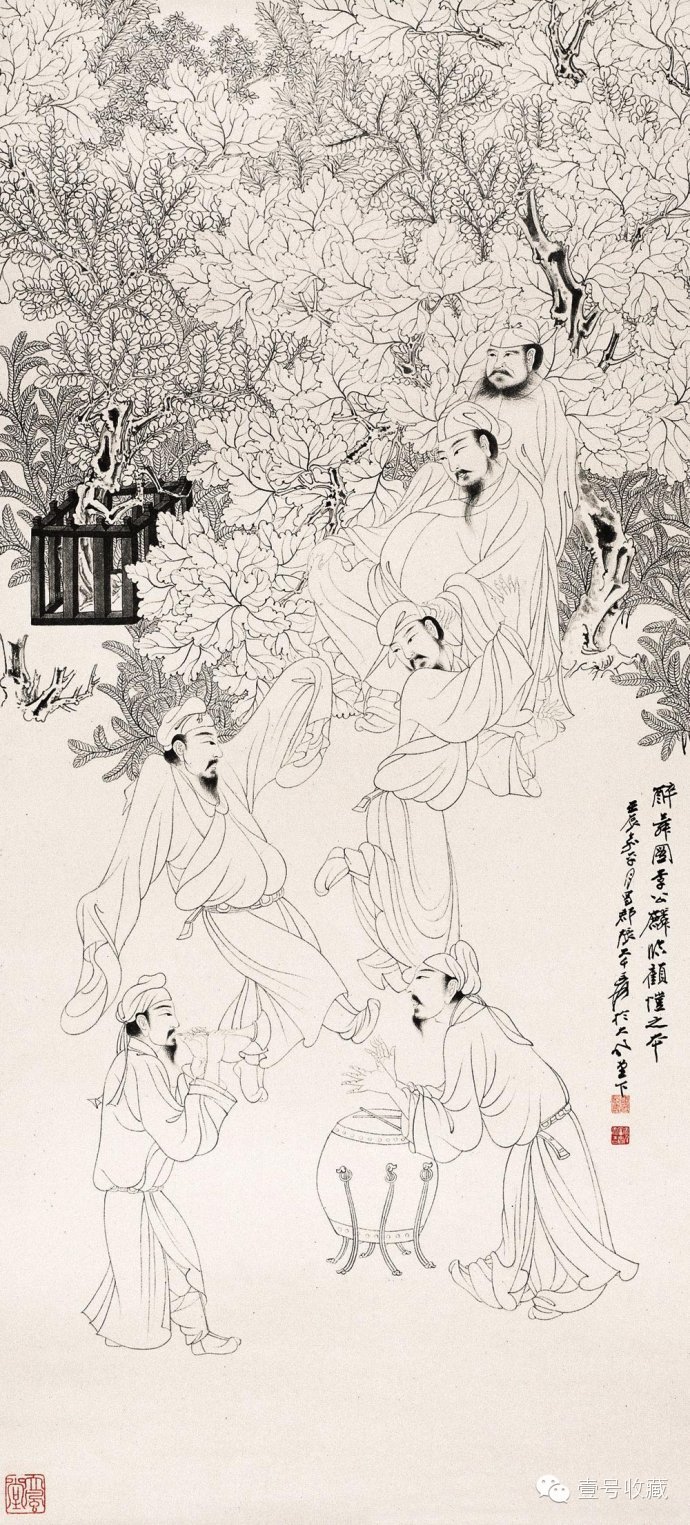 欣賞：張大千精品200幅，美豔至極！