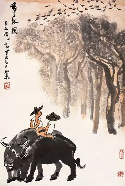 【数风流人物】李可染画牛欣赏