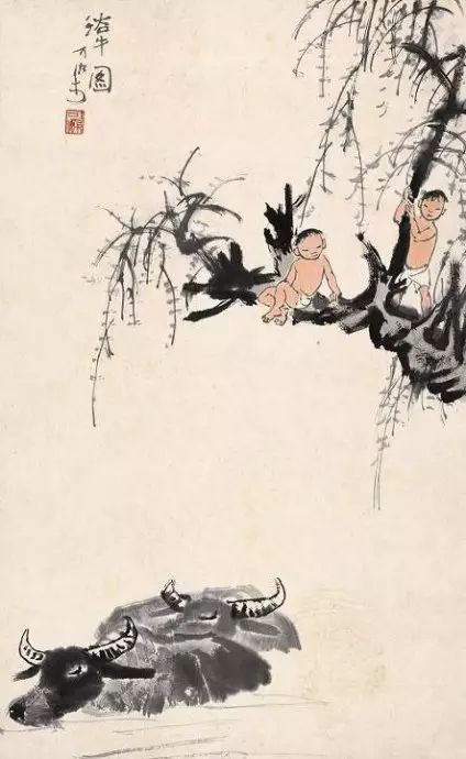 【数风流人物】李可染画牛欣赏