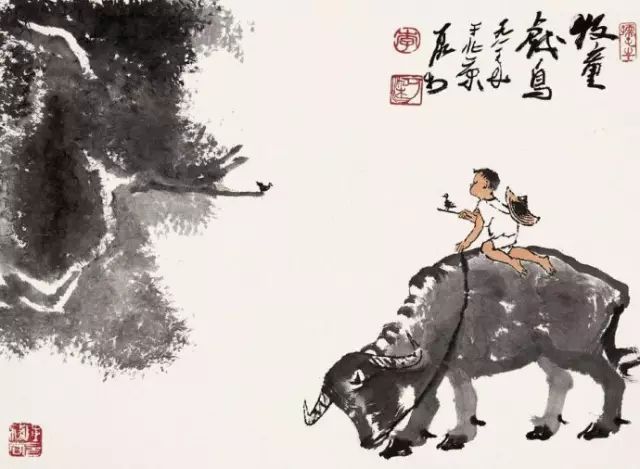 【数风流人物】李可染画牛欣赏