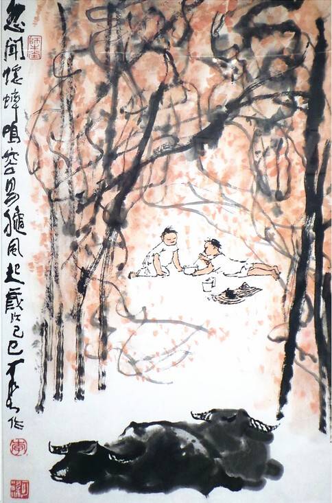 【数风流人物】李可染画牛欣赏