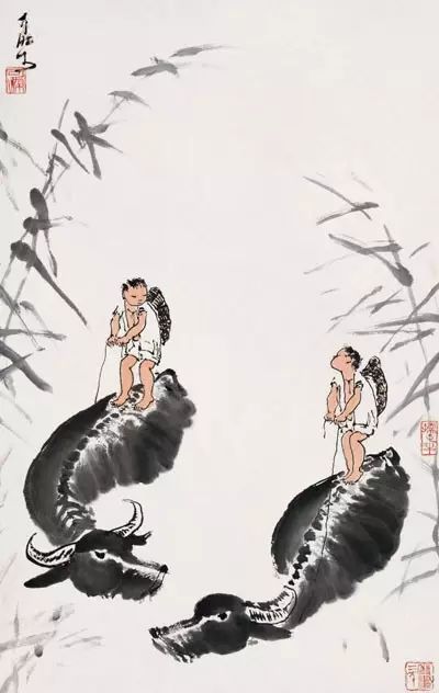 【数风流人物】李可染画牛欣赏