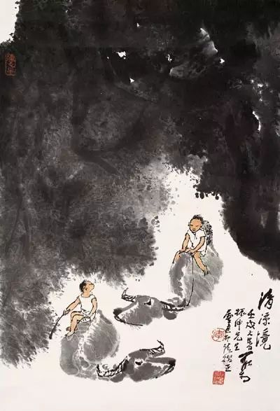 【数风流人物】李可染画牛欣赏