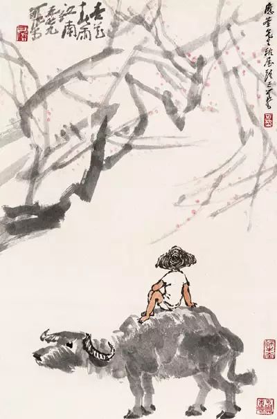 【数风流人物】李可染画牛欣赏
