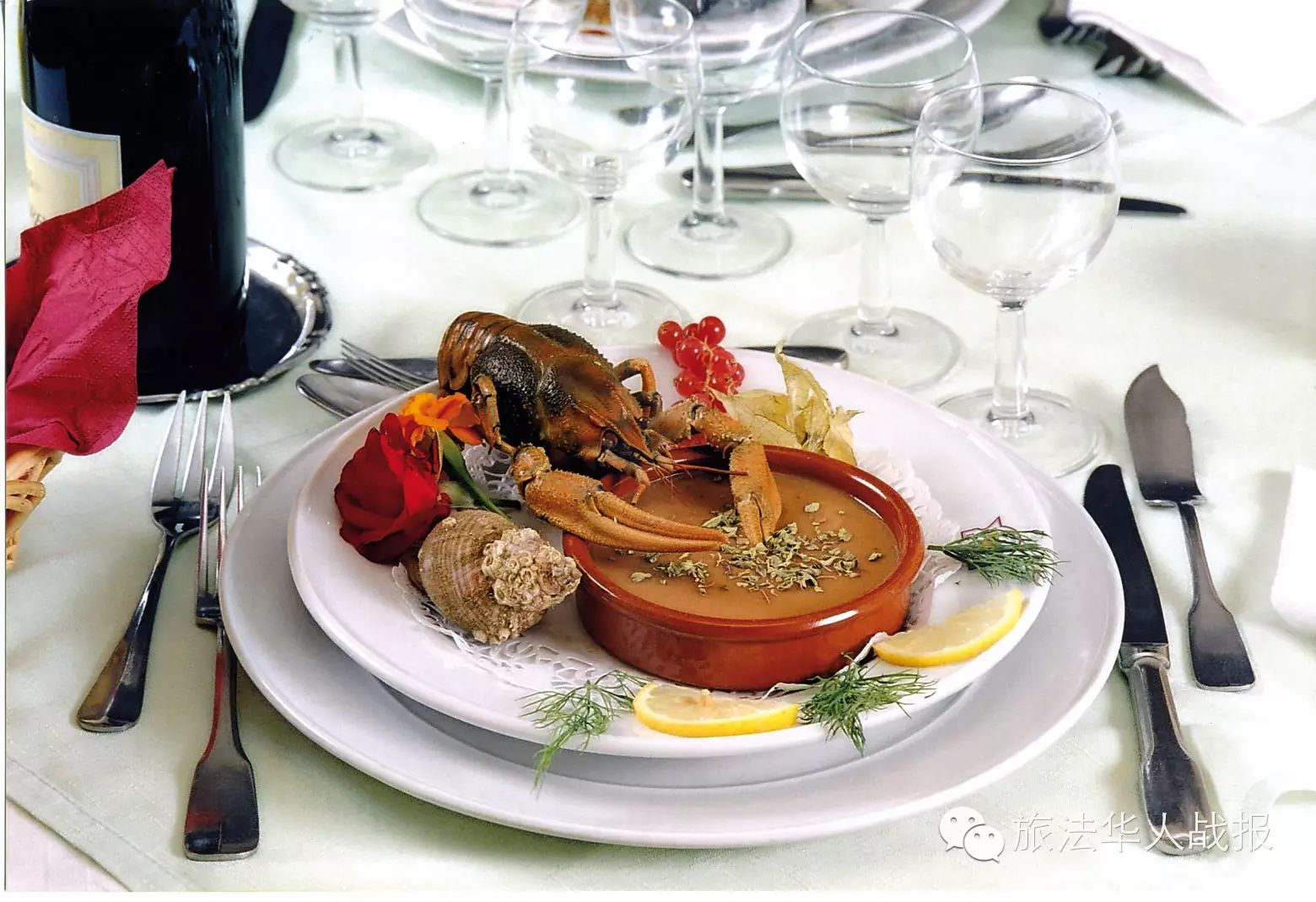 美味法式晚餐高清摄影大图-千库网
