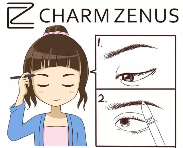圆脸眉形--立体上扬眉让包子脸变小脸