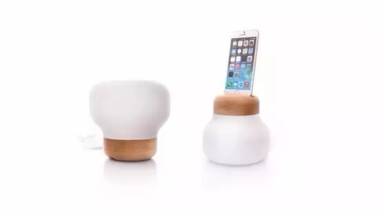 可以给手机充电的蘑菇灯