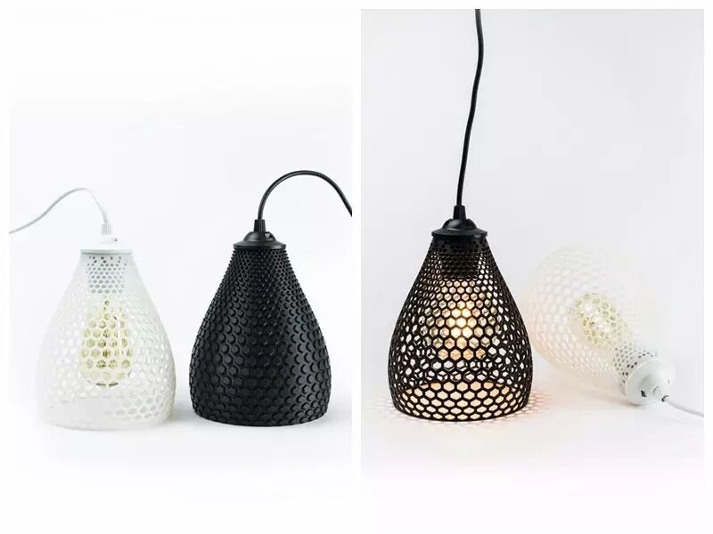 充满活力的3D打印灯罩