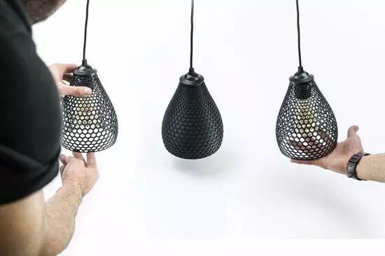充满活力的3D打印灯罩