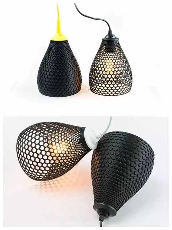 充满活力的3D打印灯罩