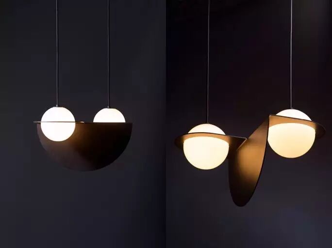 灯具 | 线条简洁流畅的吊灯