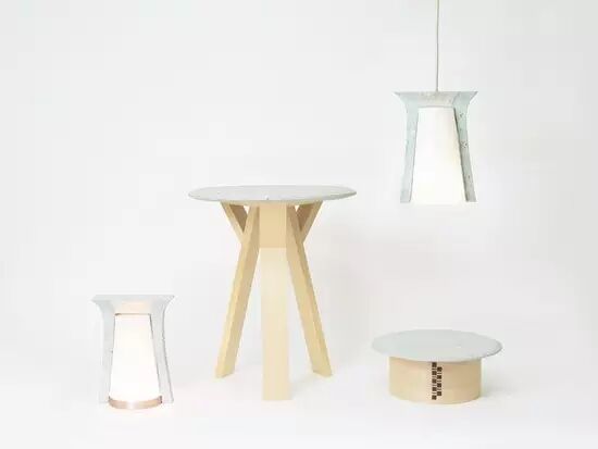 原始复古的石头吊灯