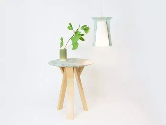 原始复古的石头吊灯