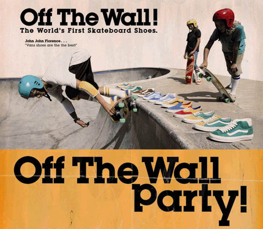 vans "off the wall" 宣传海报