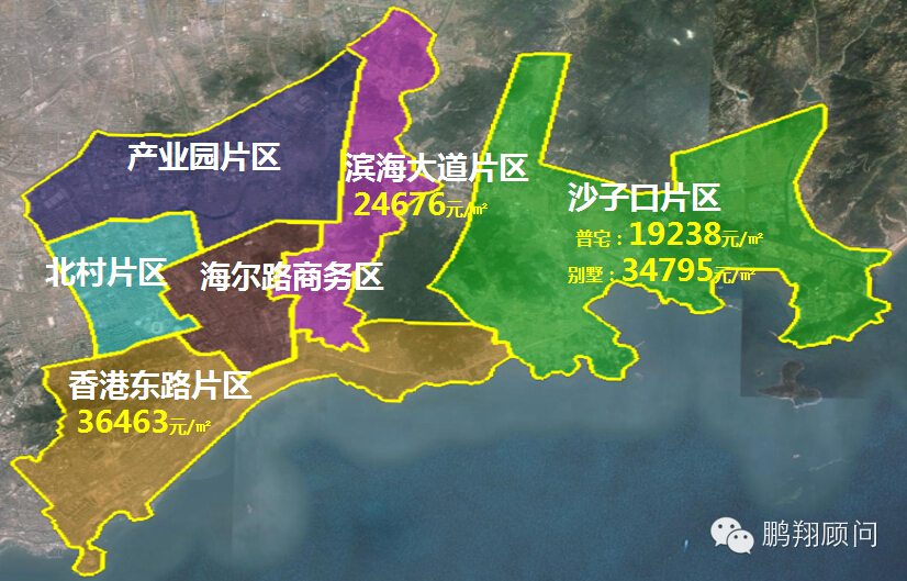 十月青岛板块均值地图那些你想知道的数据