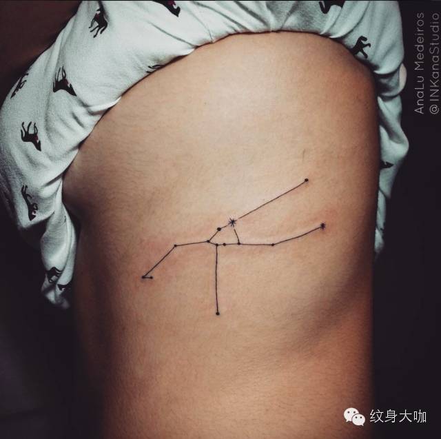 【纹身图案素材第220期】十二星座之金牛座_纹身百科