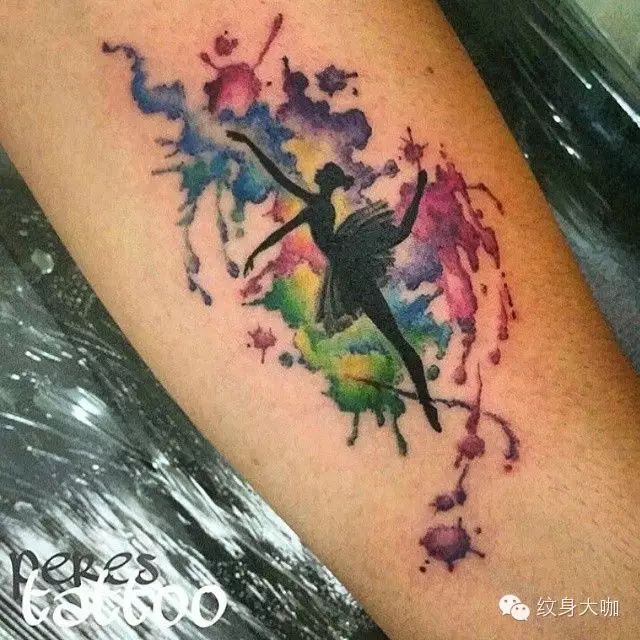 [纹身素材第195期] 芭蕾舞女孩