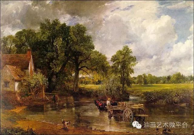 世界名画:英国风景画大师康斯太勃尔作品赏析