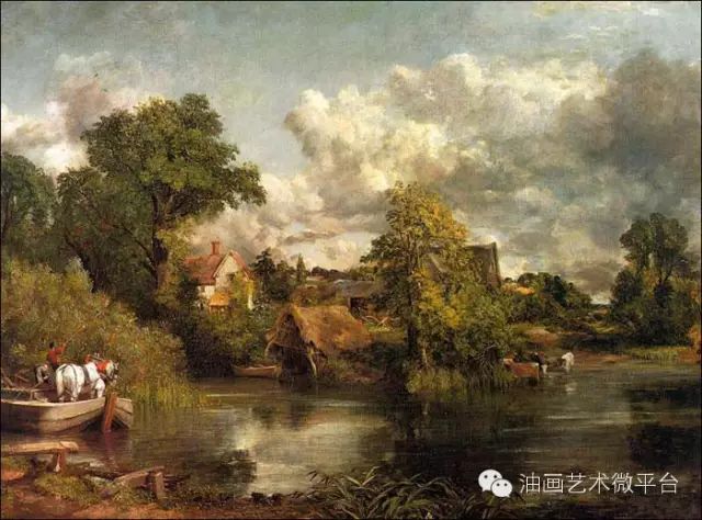 世界名画:英国风景画大师康斯太勃尔作品赏析