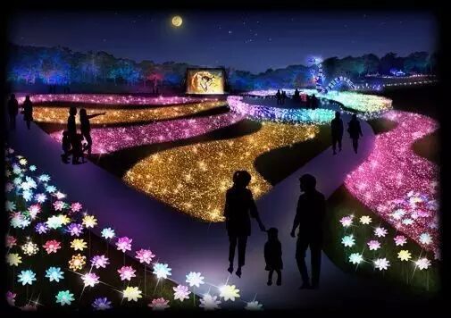 美好如此！这里不仅有太阳能LED星光大道、还有全球最大的太阳能LED花园