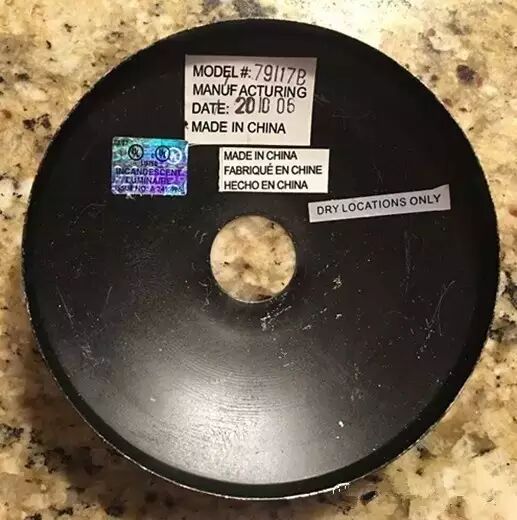 中国产一款水晶吊灯在北美被召回