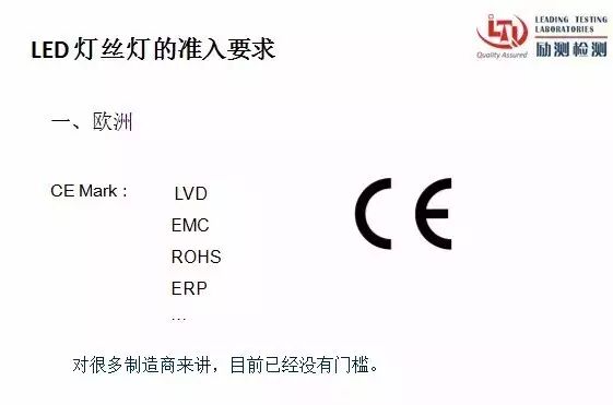LED灯丝灯的美国市场准入规则和难点分析