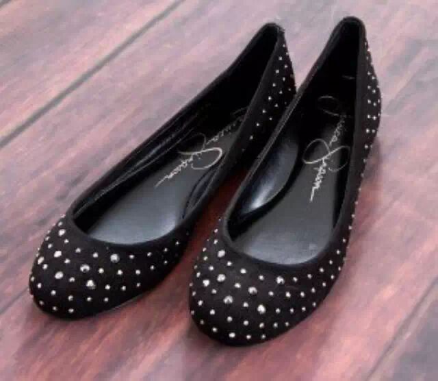 Jessica Simpson Mikia缀闪石磨砂面单鞋 抢购价$12.99