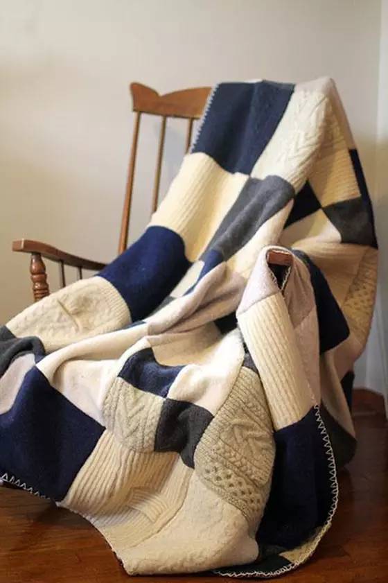 [旧衣改造]毛衣旧物改造之——家居各类抱枕、毯子