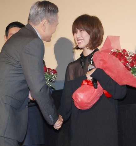 【娱乐】户田惠梨香、加濑亮出席《SPEC》完结篇首映会